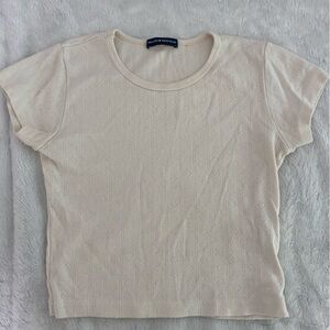Brandy Melville Knit Heart Shirt